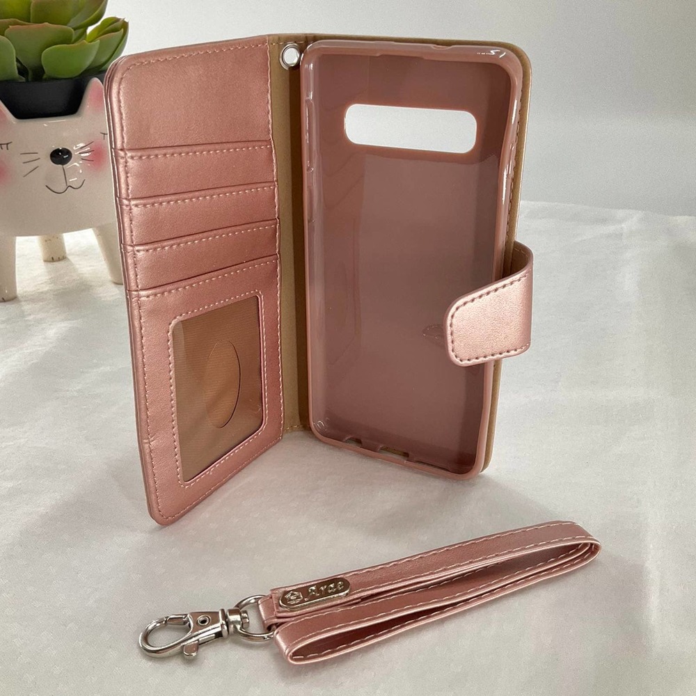 Wallet Case For Samsung 10, Pink